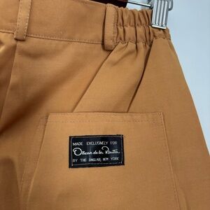 Oscar de la Renta Camel Trousers